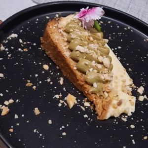 Cheesecake de pistacho 