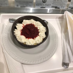 Starwberry cheesecake
