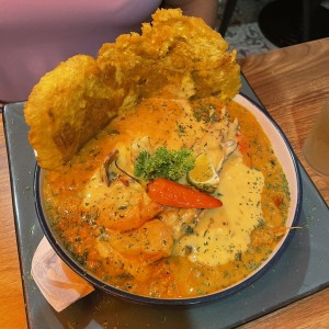 Guacho de mariscos ($15)