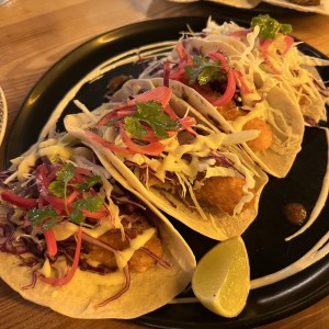 Tacos de Pescado Acevichado // Acevichado Fish Tacos