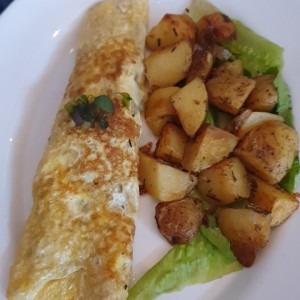 Desayunos salados - Omelette Griega