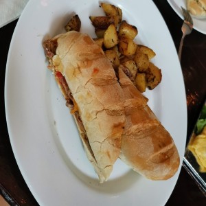 Burrito en sandwich