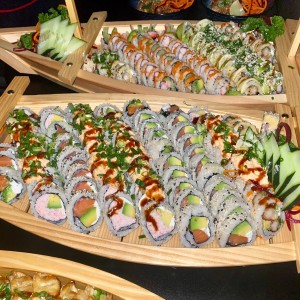 Sushi variados 