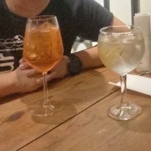 Aperol y Gin tonic