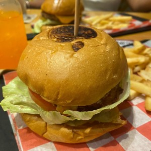 Buffalo chicken burger