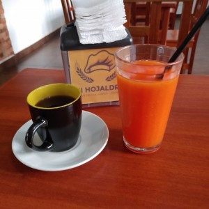 papaya y cafe