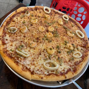 Pizza de Mariscos 