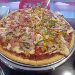 Mix super pizza/ bbq pollo