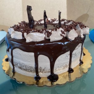 Cake de dark chocolate
