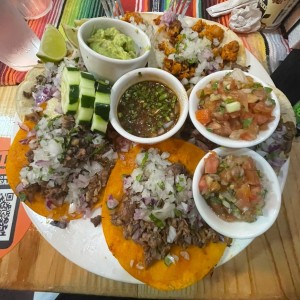 Bandeja de Tacos Mixtos