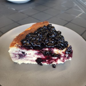 Cheesecake de Blueberry
