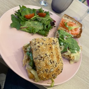 Roasted chicken Club Sandwich 