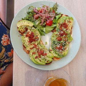 Toasted Avocado Vegetariano 