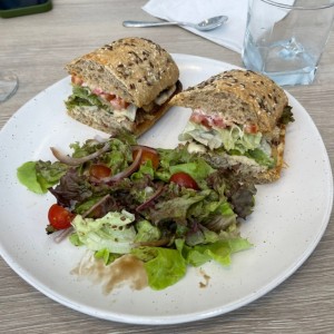 Emparedado de pollo rostizado - Club Sandwich
