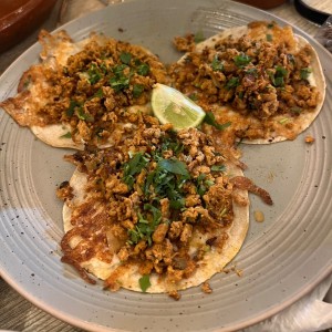 Tacos de chorizo
