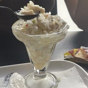 Ceviche de corvina 