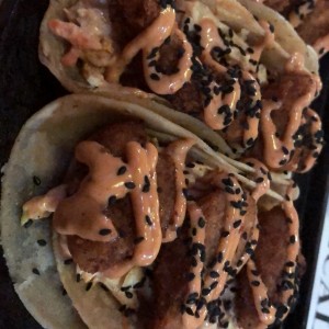 Tacos de camarones