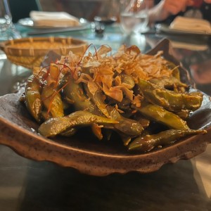 Glazed and Spicy Edamame