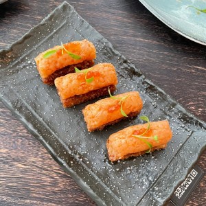 To Share - Salmon Crispy Rice