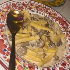 Pasta con hongos