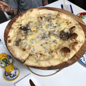 pizza de hongos