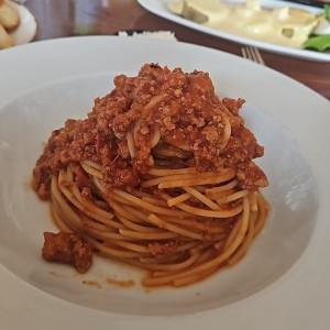 Pasta a la boloñesa 