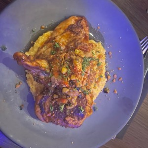 Chicken con polenta