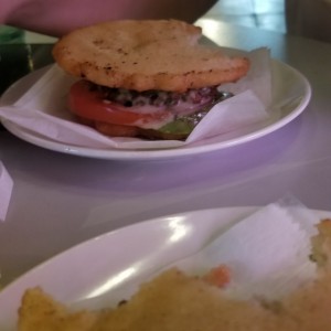 arepa burger