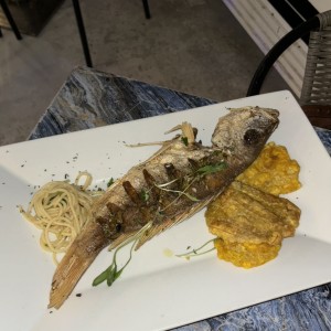 Pescado Entero - Corvina Frita