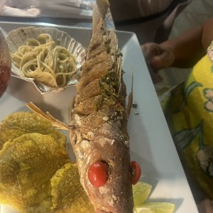 Pescado Entero - Pargo Rojo Frito