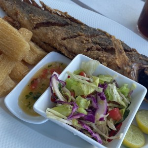 Pescado Frito al Grill o al Ajillo