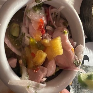 Ceviche de corvina