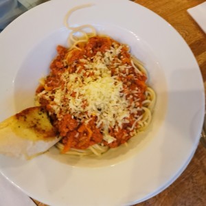 Plato Fuerte - Pasta Bolognesa