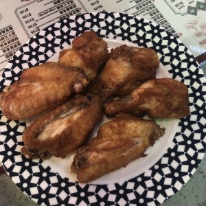 Alitas con ajo