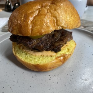 Coffe Smoked Brisket Sandwich