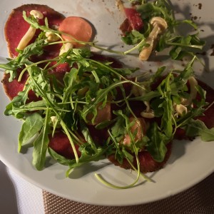 Entradas - Smoked Carpaccio