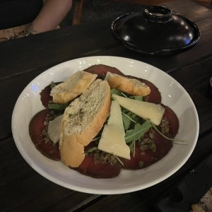 Carpaccio De Filete Ahumado