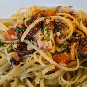 pasta con pulpo