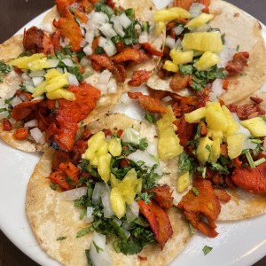 Tacos Al Pastor (orden de 5) sin queso