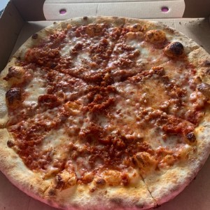 Pizza de chorizo 