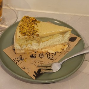 Postres - Cheesecake de pistacho