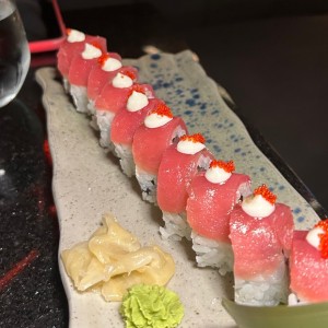Sushi de salmon fresco