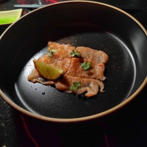 Carpaccio de Salmón ahumado