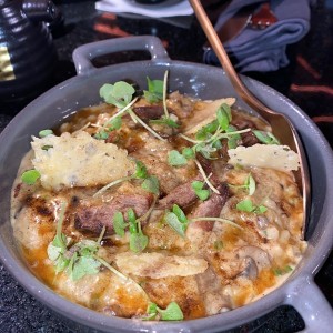 Duck and fung hi risotto 