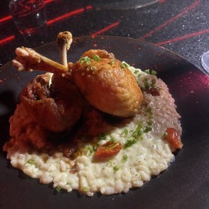 Risotto con pollo