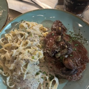 Sugerencias del Chef - Ribeye con Tagliatelle Trufado