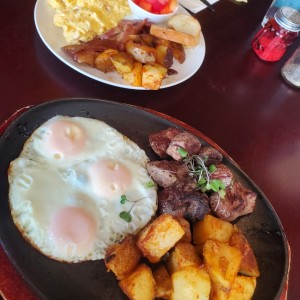 Steak and Eggs, and the Americano platter 