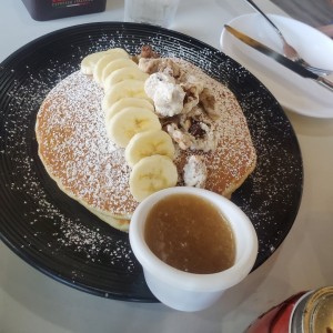Pancakes with banana 