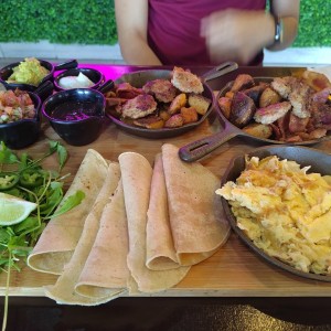 Breakfast Taco Board