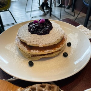 Pancake de blueberries
